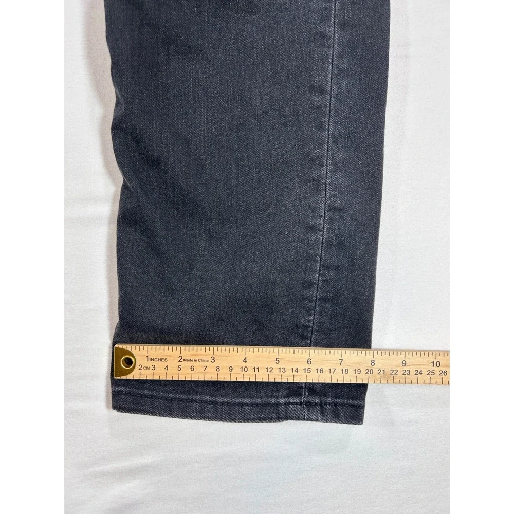 Levis 511 Slim Fit Jeans Mens 34x32 Black Faded Denim Stretch